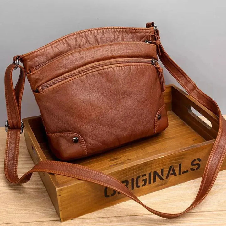 Isla | Functional Large Capacity Leather Shoulder Bag