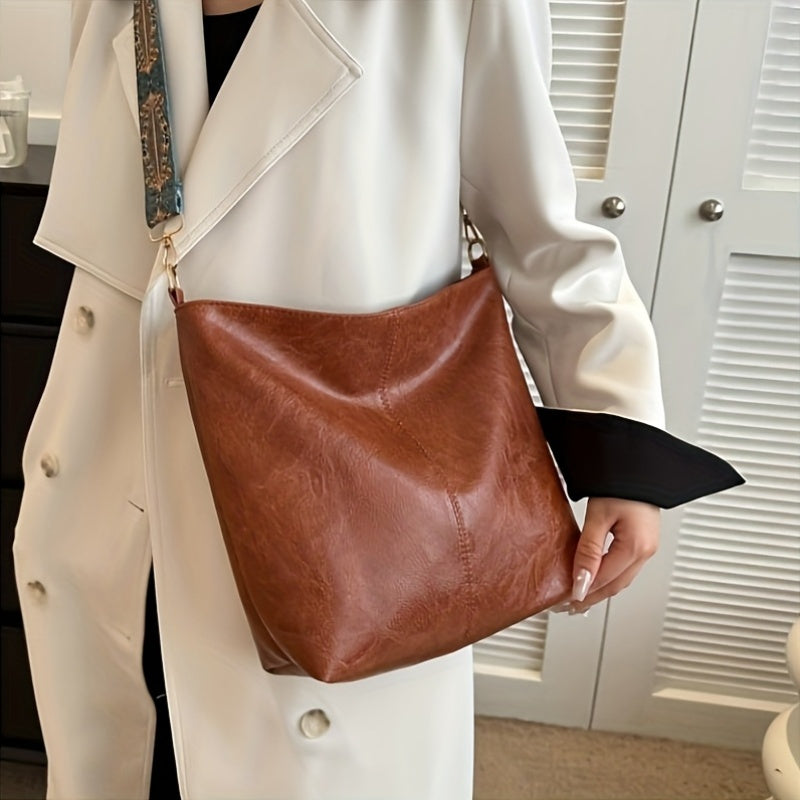 Amelia | Casual Wide Strap Shoulder Bag