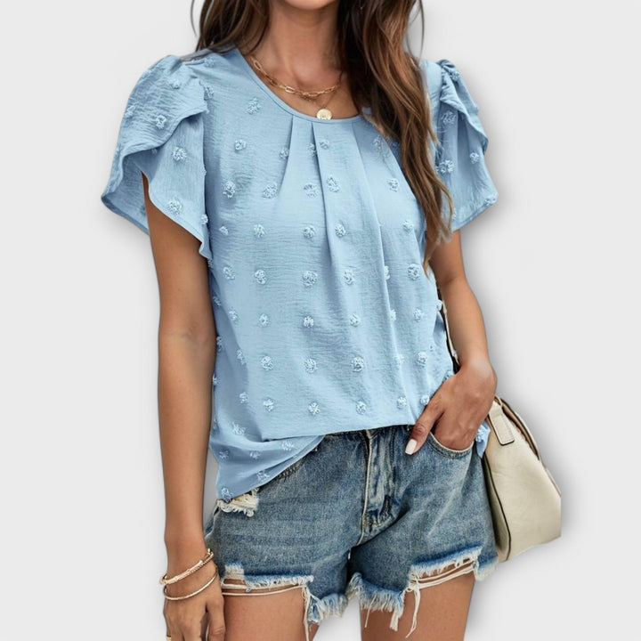 Charlotte – La blouse parfaite en Swiss-Dot