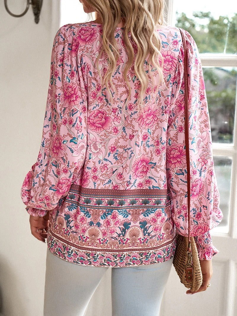 Beverly | Summer Floral Top