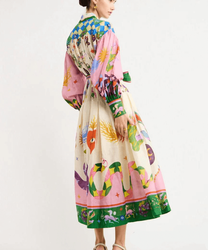 Dorthe | Elegant Italian Maxi Dress