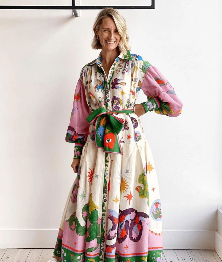 Dorthe | Elegant Italian Maxi Dress