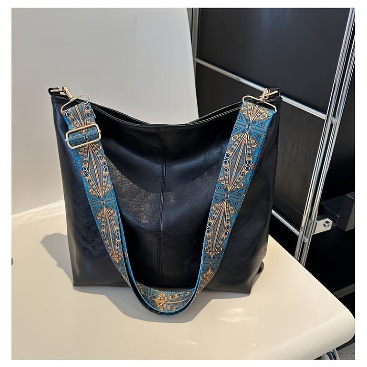 Amelia | Casual Wide Strap Shoulder Bag
