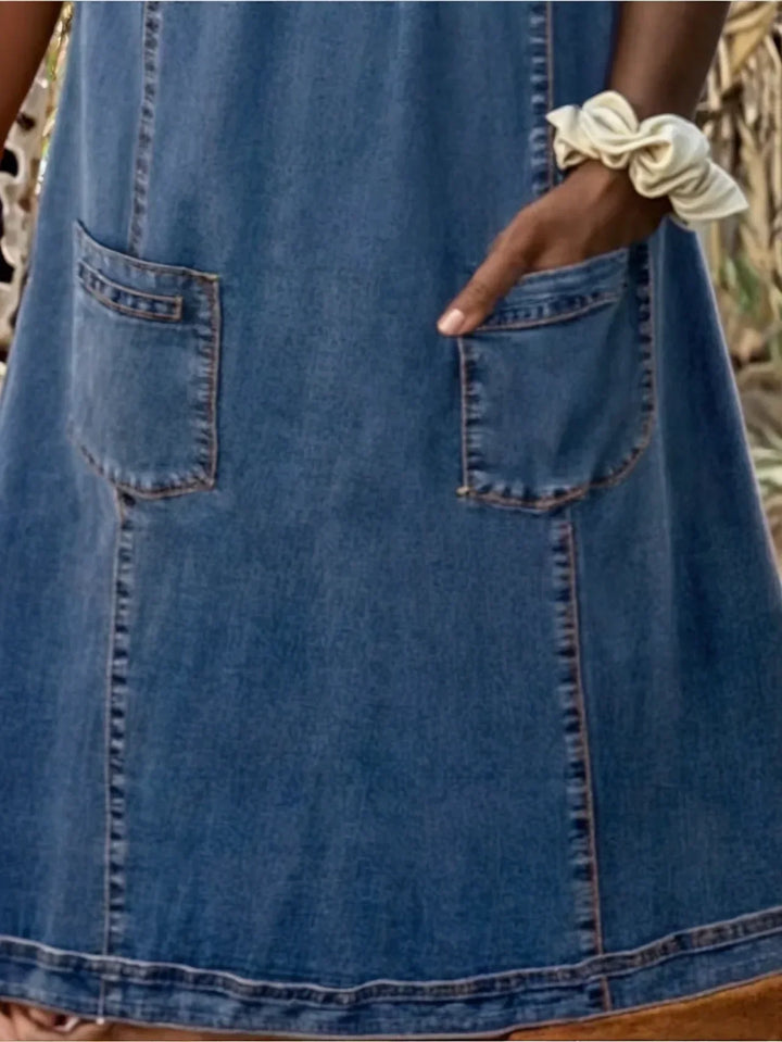 Hazel | Soft Denim Dress