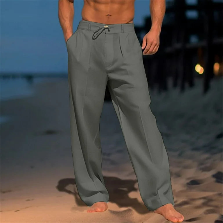 Kaitlyn | Relaxed Fit Linen Beach Pants