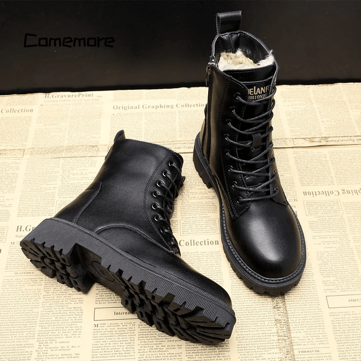 Helena | Lace-up boots with lined interior