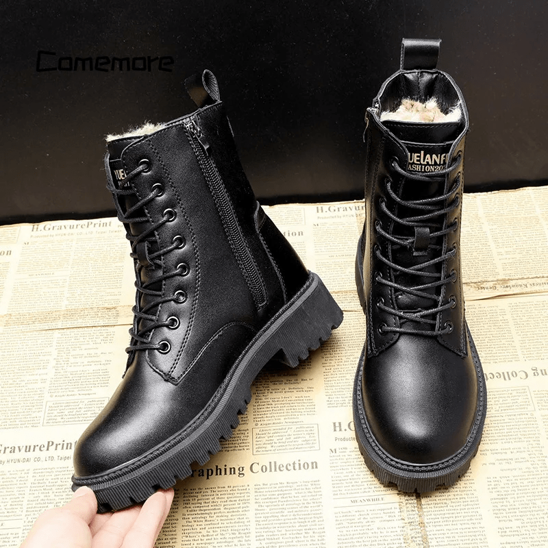 Helena | Lace-up boots with lined interior