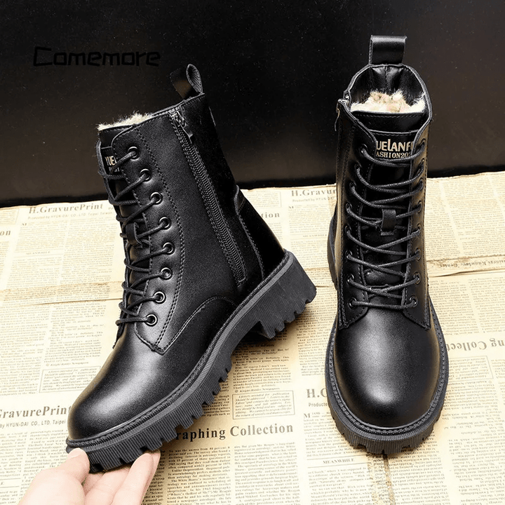 Helena | Lace-up boots with lined interior