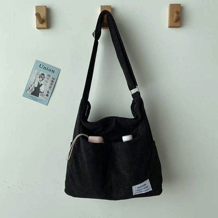 Alina | Casual Corduroy Multi-Pocket Shoulder Bag