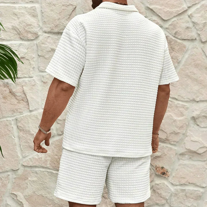 George | Casual Knit Shorts Set Men