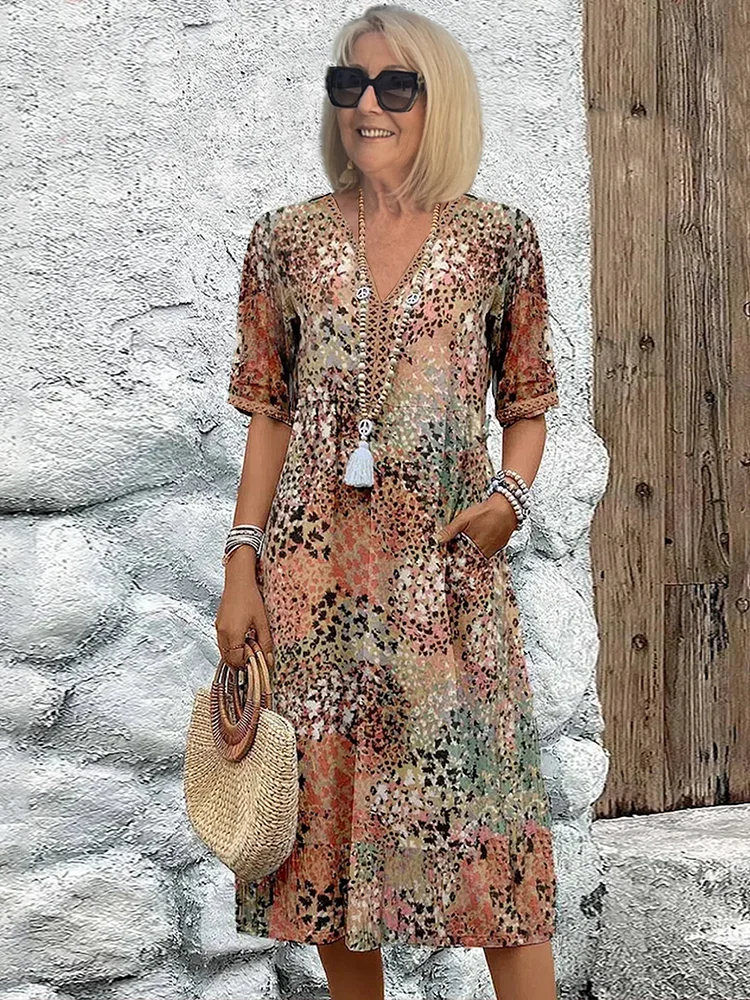 Florence | Vibrant Midi Dress