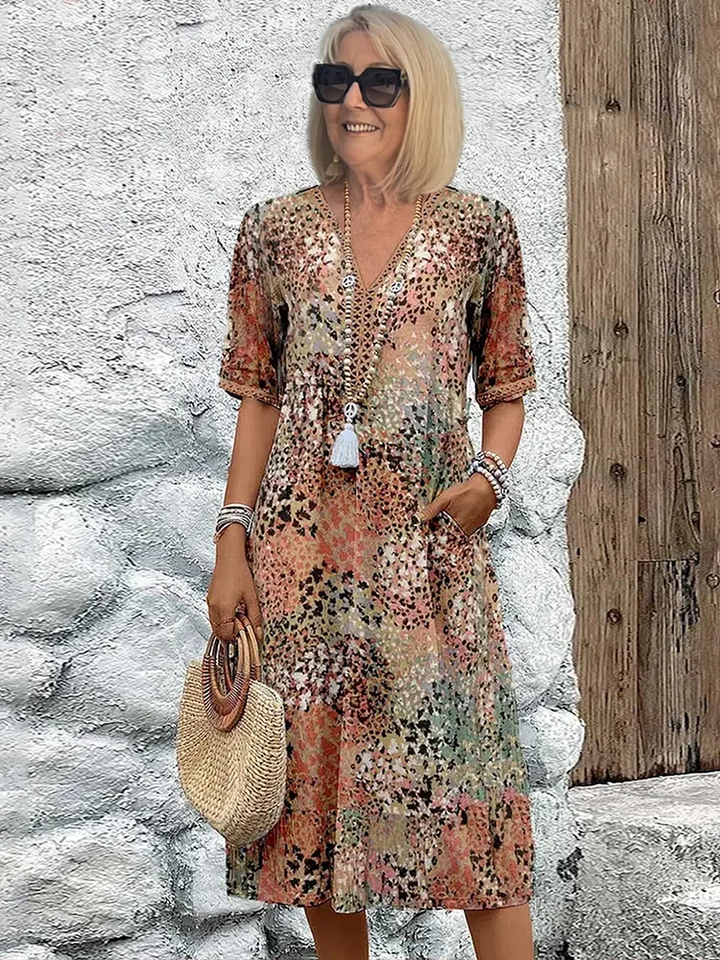 Florence | Vibrant Midi Dress