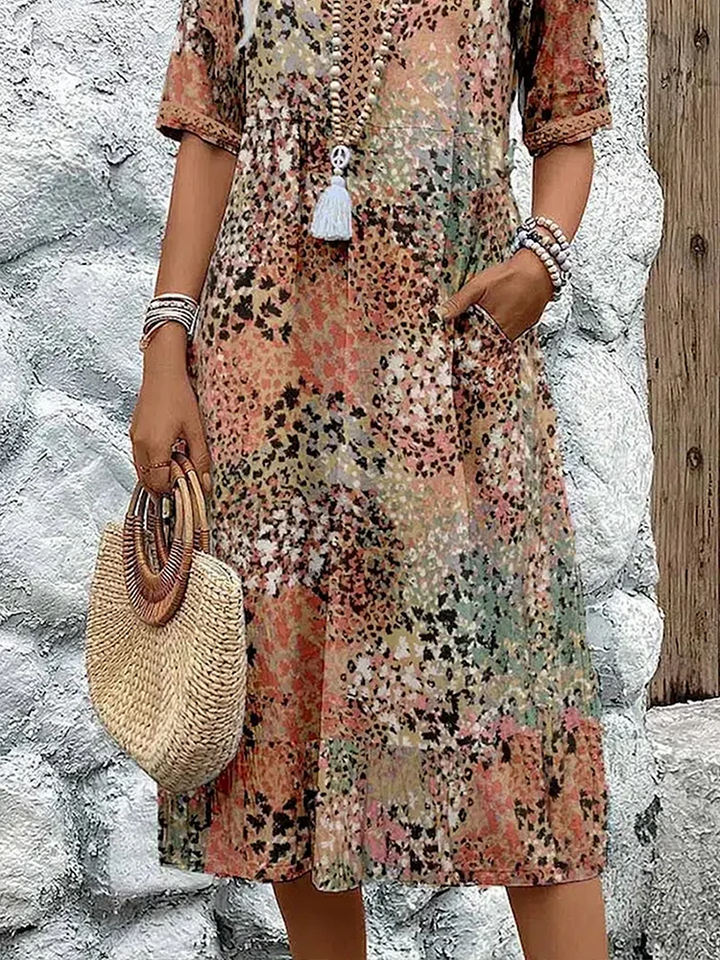 Florence | Vibrant Midi Dress