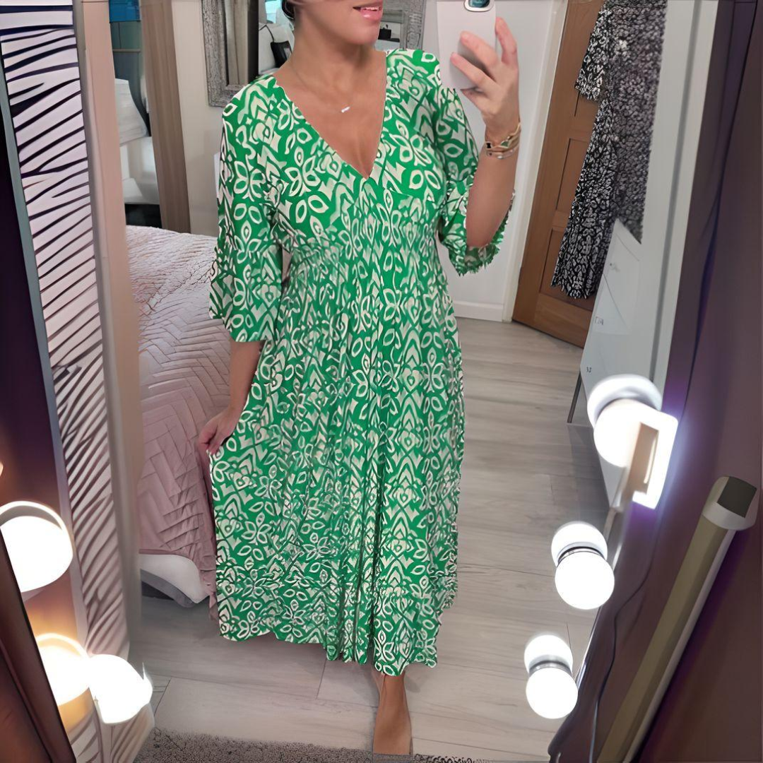 Wendy | Boho Printed Dress