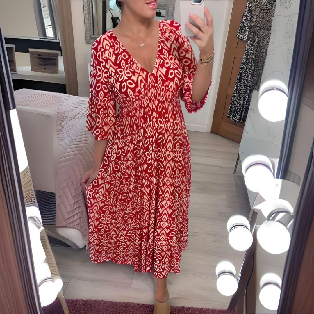Wendy | Boho Printed Dress