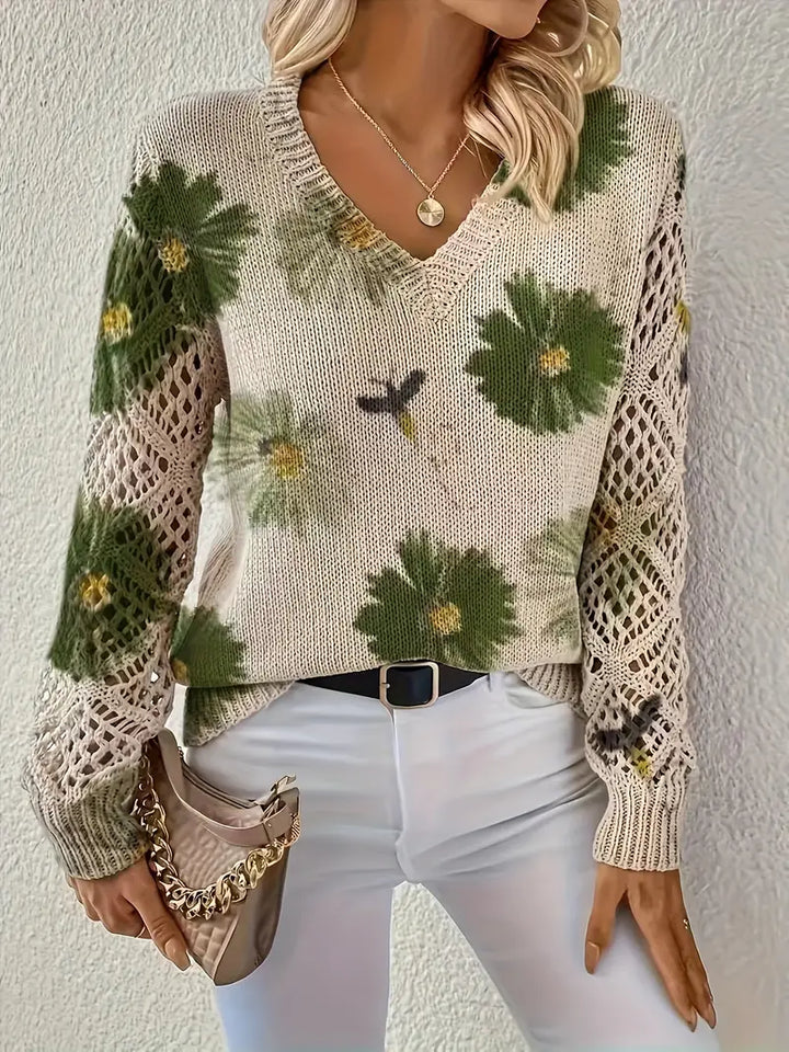 Alexandra | Stylish V-Neck Cardigan