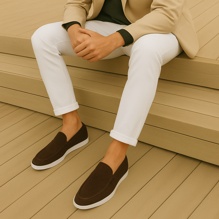 Miles | Elegant suede loafers