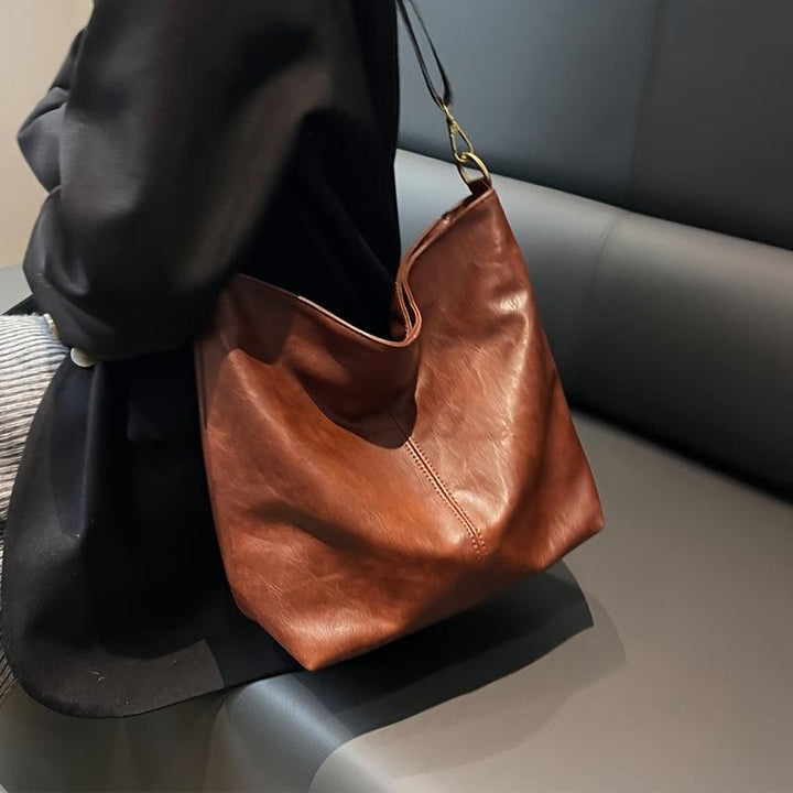 Alora | Vintage PU Leather Crossbody Shoulder Bag
