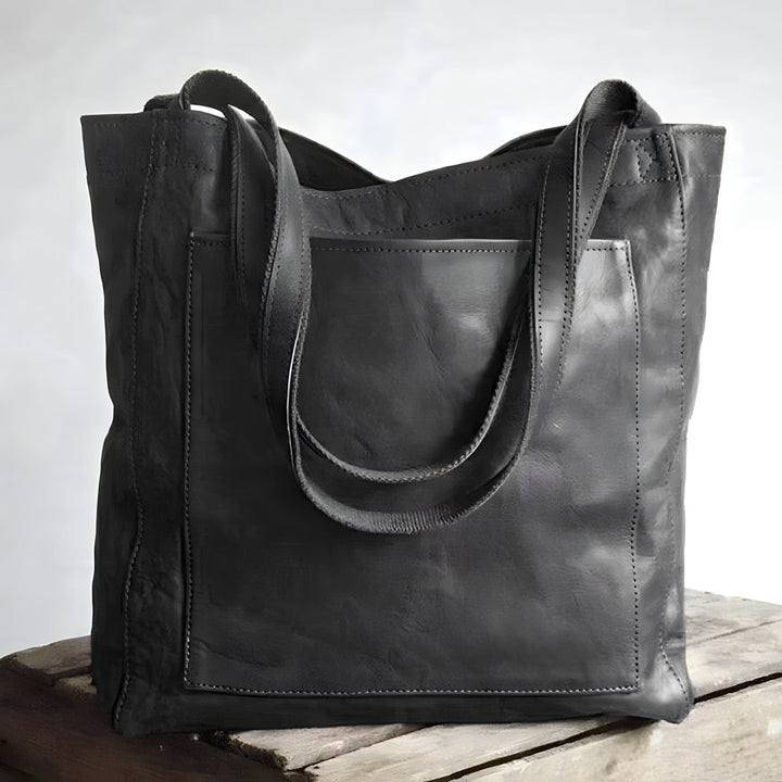 Opal | Stylish Multi-Pocket PU Leather Tote Bag