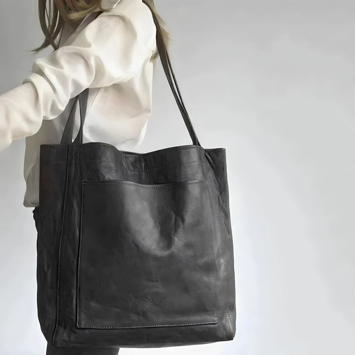 Opal | Stylish Multi-Pocket PU Leather Tote Bag