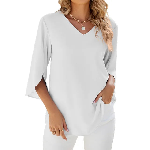 Belinda | V-Neck Blouse