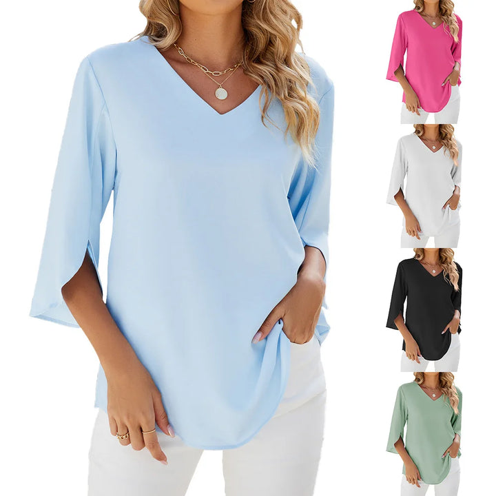 Belinda | V-Neck Blouse