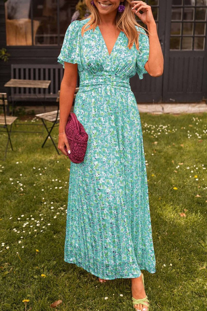 Pauline | Long Floral Pattern Dress