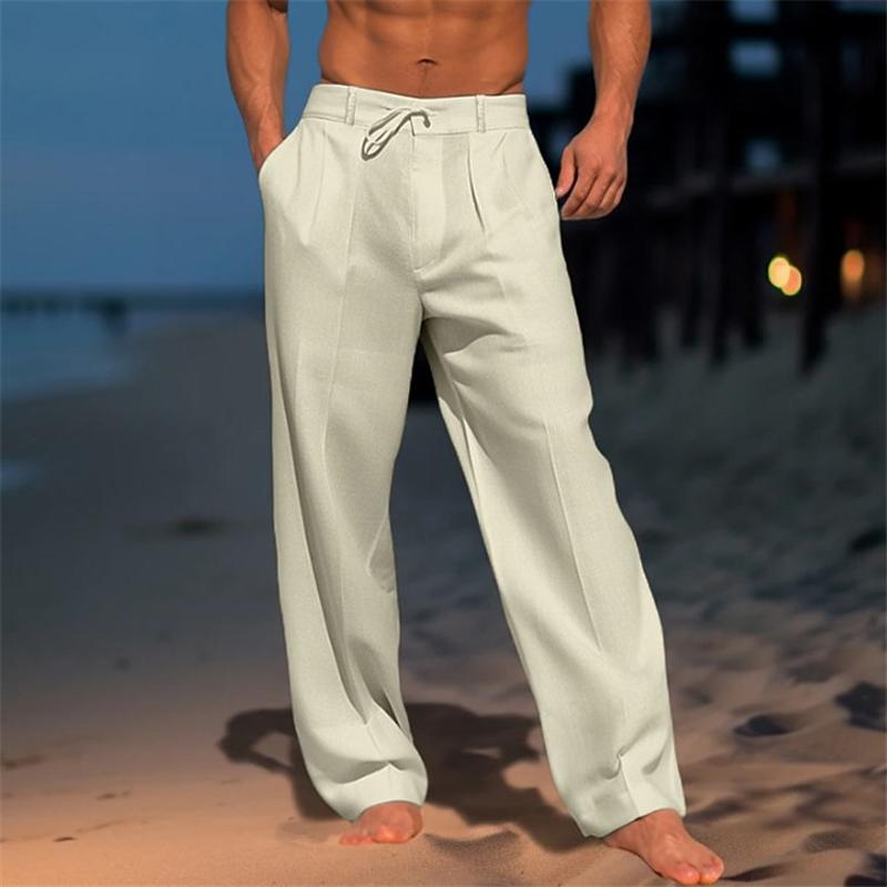 Kaitlyn | Relaxed Fit Linen Beach Pants