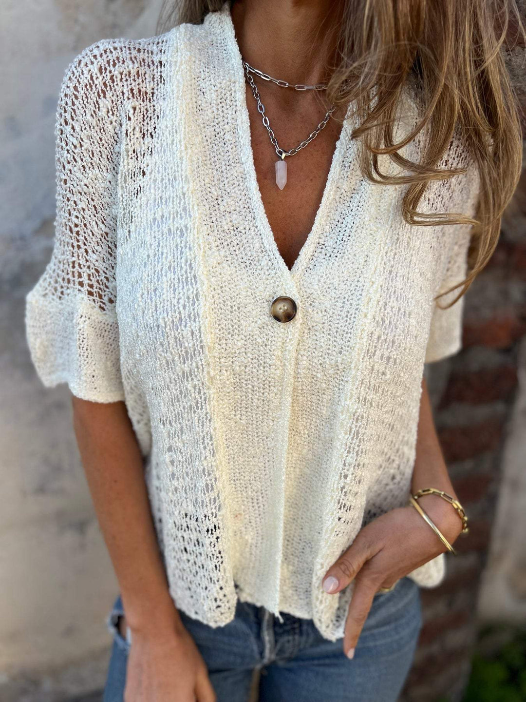 Barbara | Elegant Textured Top