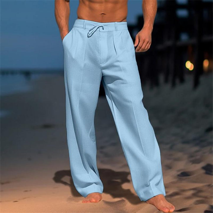 Keith | Relaxed  Linen Beach Pants Men