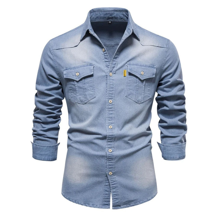 Liam | Classic Denim Shirt Men