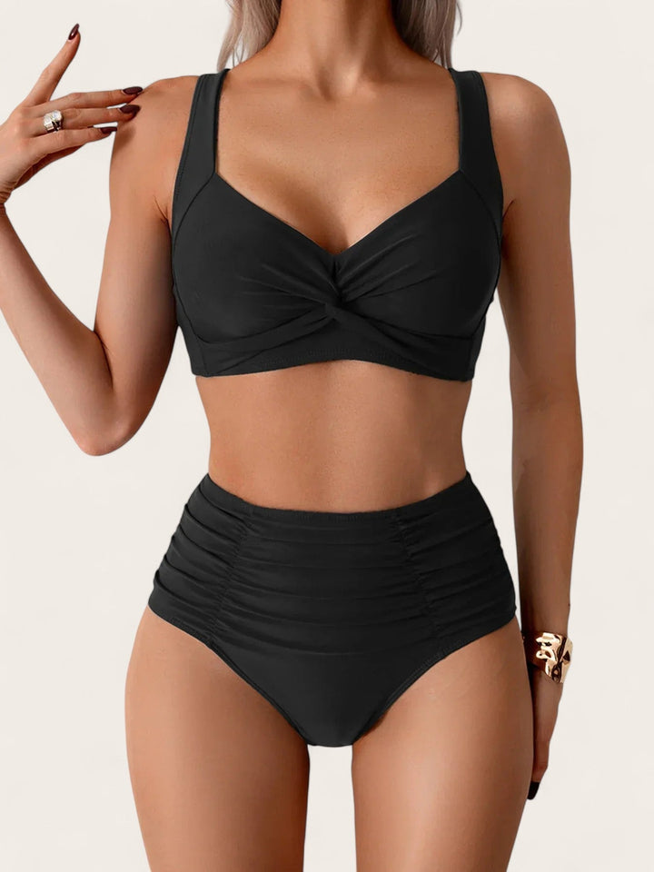 Olivia | Ruffled Bandeau Bikini