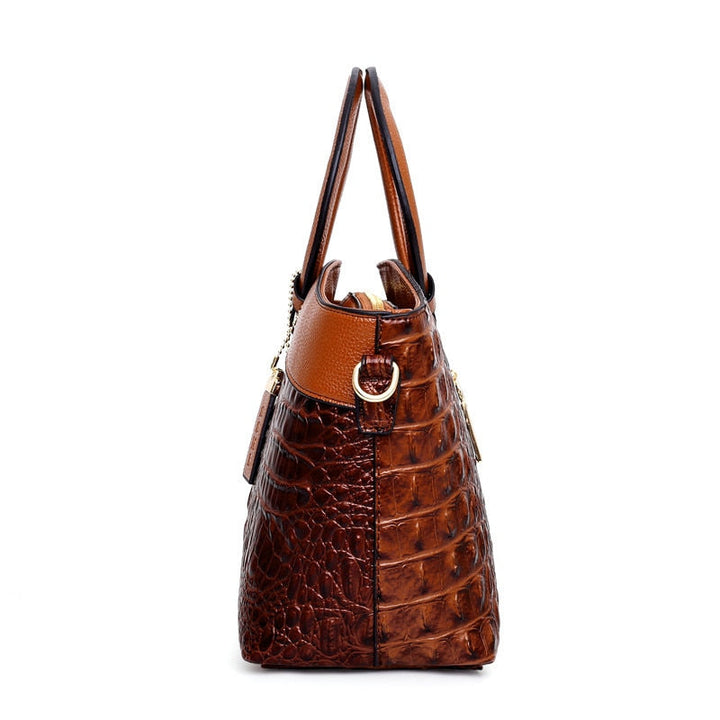 Oriana | Retro Gradient Crocodile Handbag