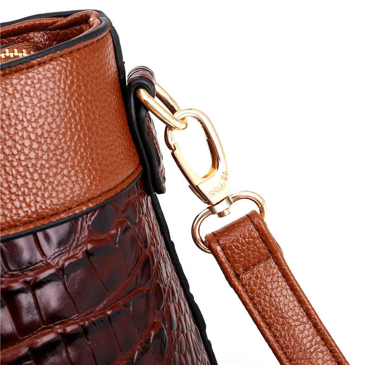 Oriana | Retro Gradient Crocodile Handbag