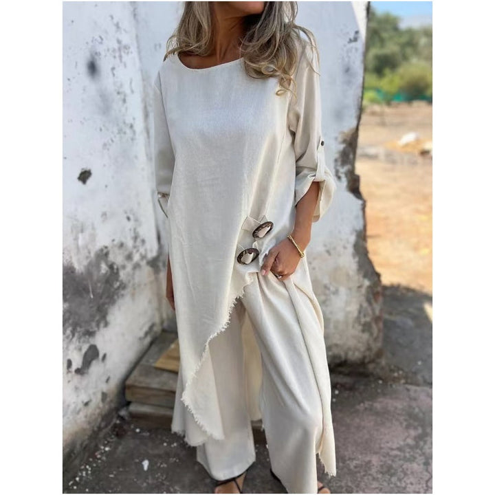 Tilda | Round Neck Two Piece Set