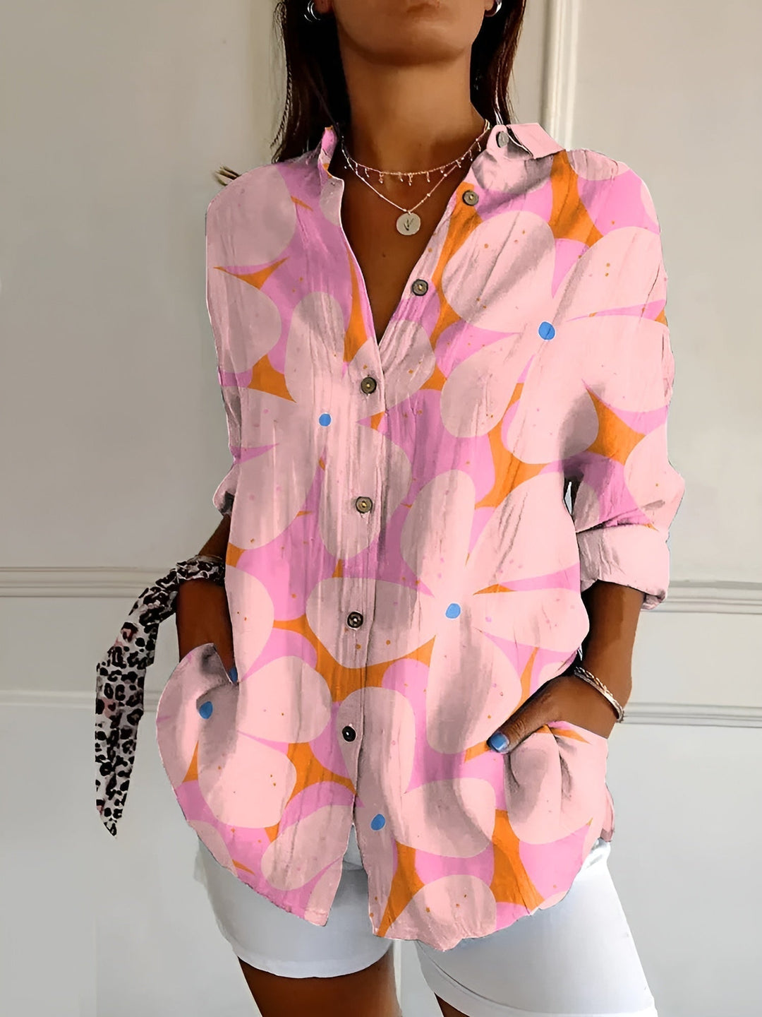 Avril | Chic Blouse with Whimsical Prints