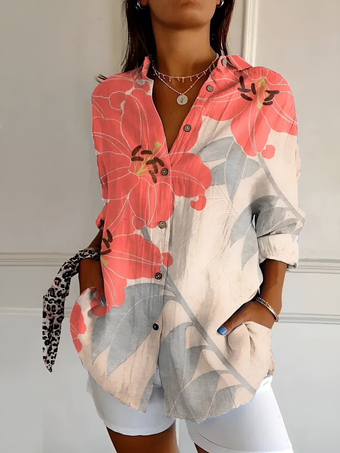 Avril | Chic Blouse with Whimsical Prints